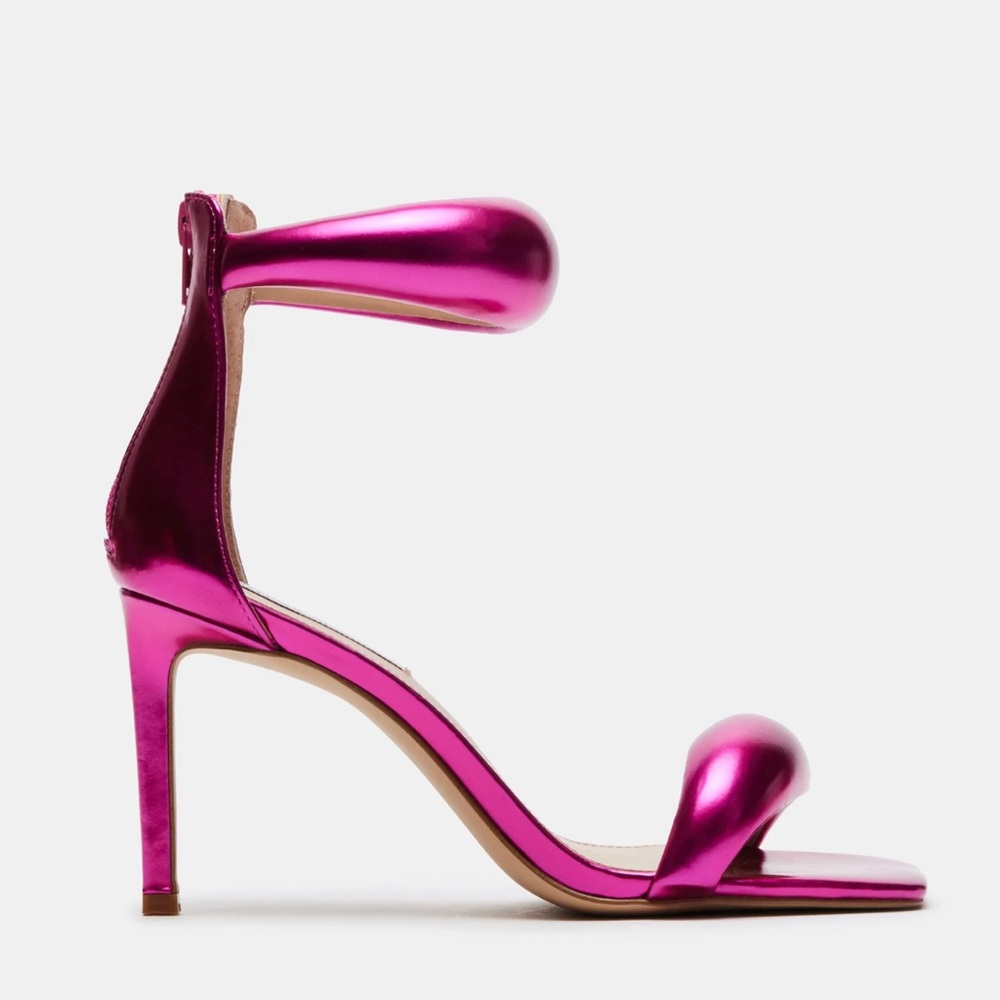 PARTAY PINK METALLIC - STEVE MADDEN HEELS - size 8.5